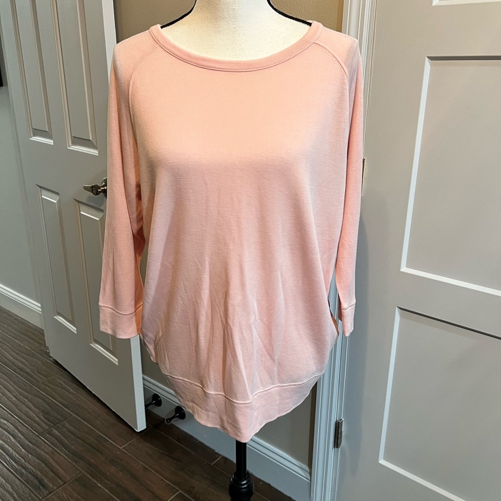 LOFT Soft Pink Knit Top